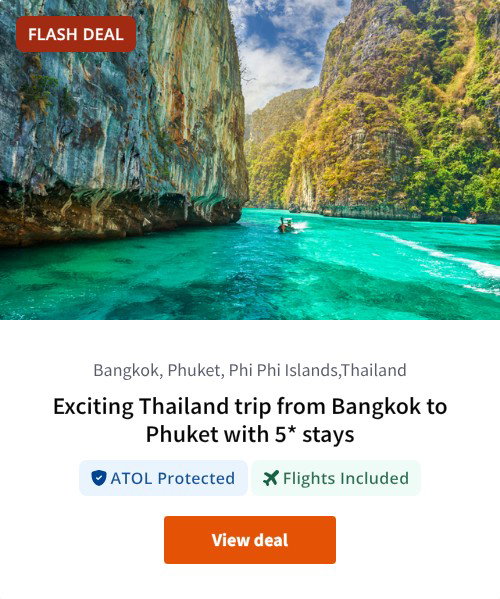 Exciting Thailand trip from Bangkok to Phuket with 5* stays