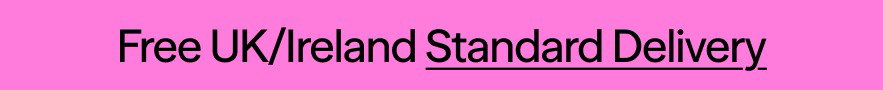 Free UK/Ireland Standard Delivery