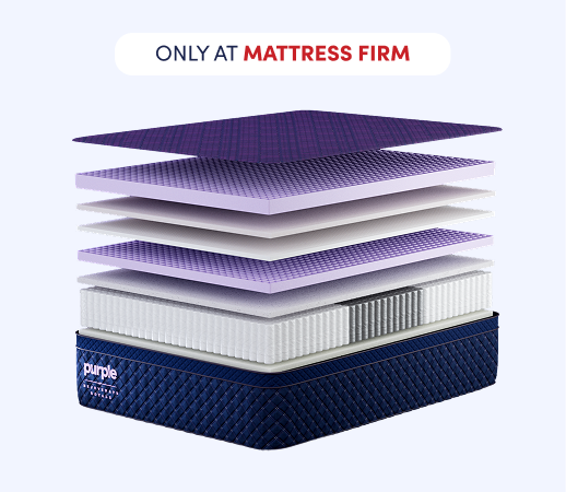 The new Purple Rejuvenante Royale has layers built for pressure-relieving comfort. Shop the collection