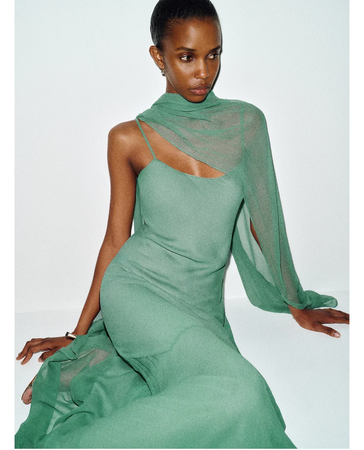 Rida Silk Dress