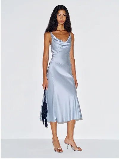 Olivine Silk Two Piece