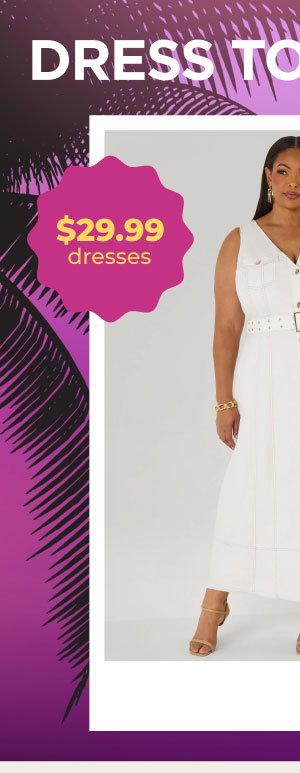 Belted Denim Maxi Shirtdress