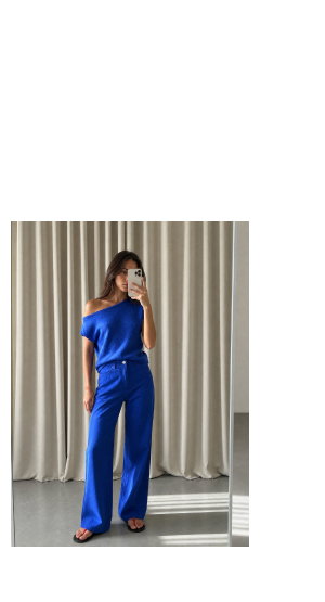 Arden Top Bright Blue