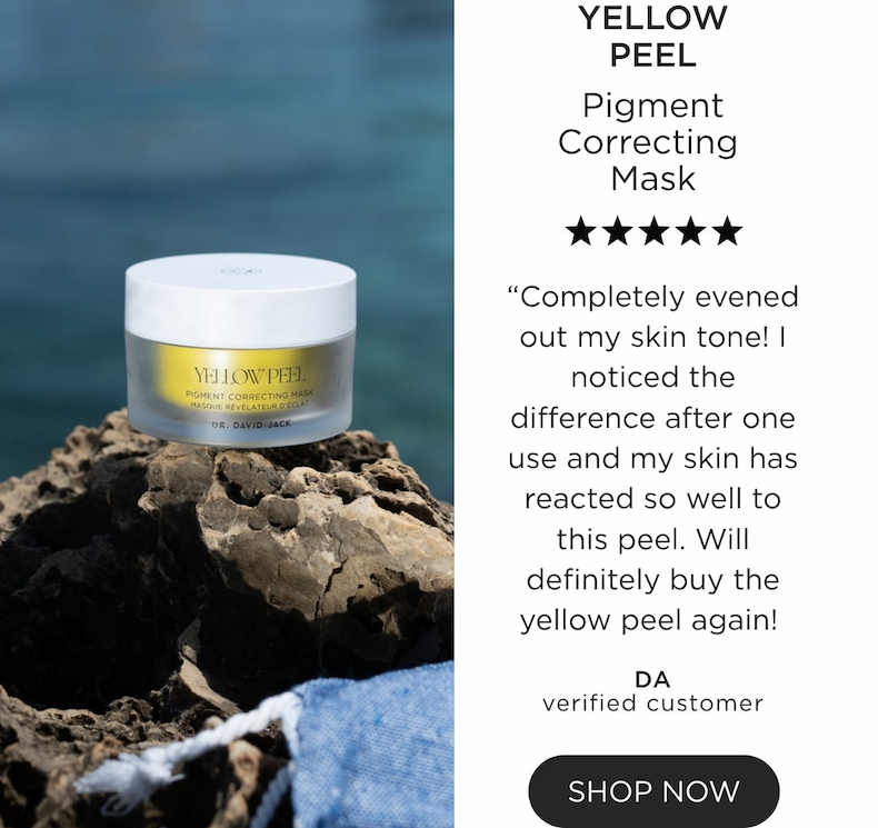 YELLOW PEEL - SHOP NOW