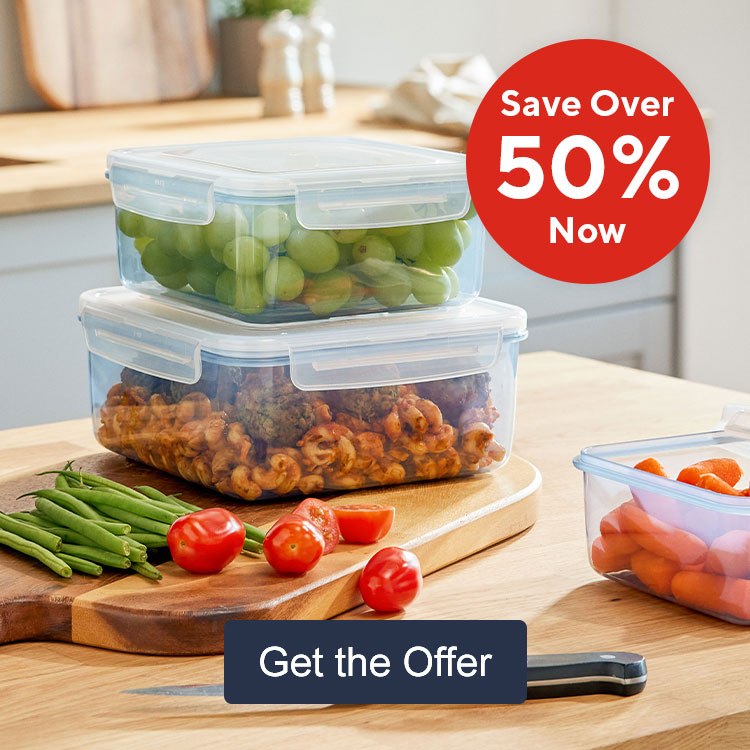 LocknLock 5 Piece Classic Storage Container Set