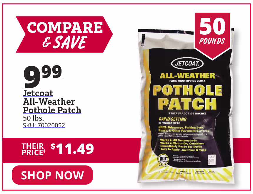 Jetcoat All-Weather Pothole Patch