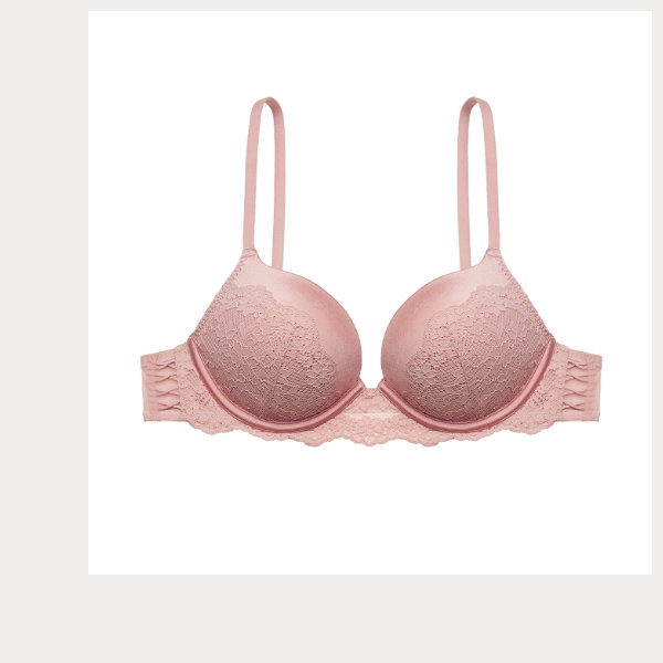 Up 2 Cup Plunge Bra in Rose Elegance