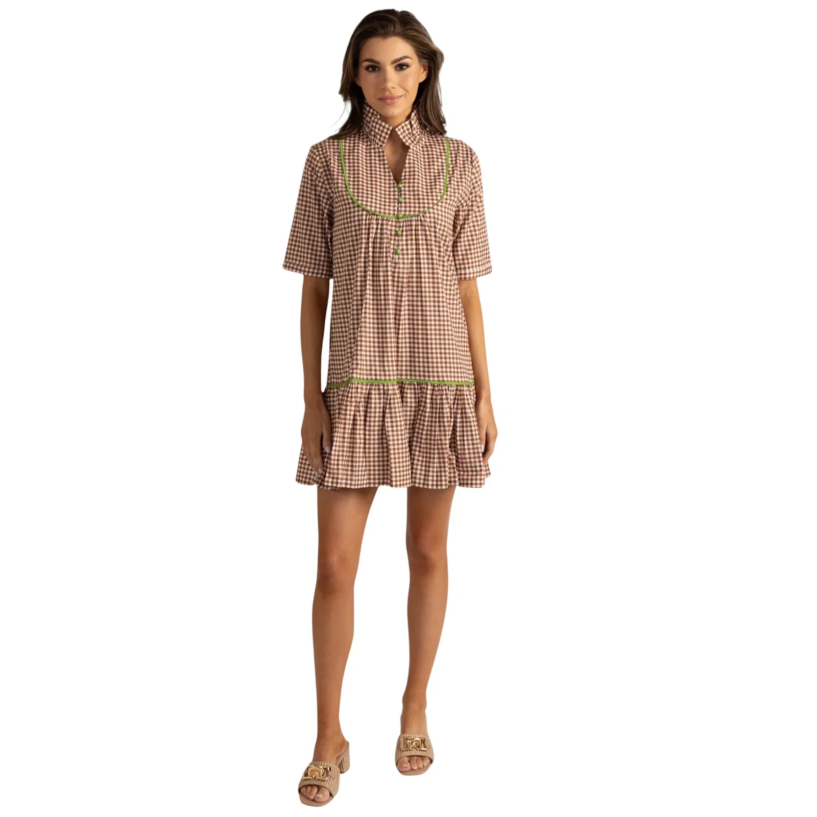 Image of Mary Dress in Gingham