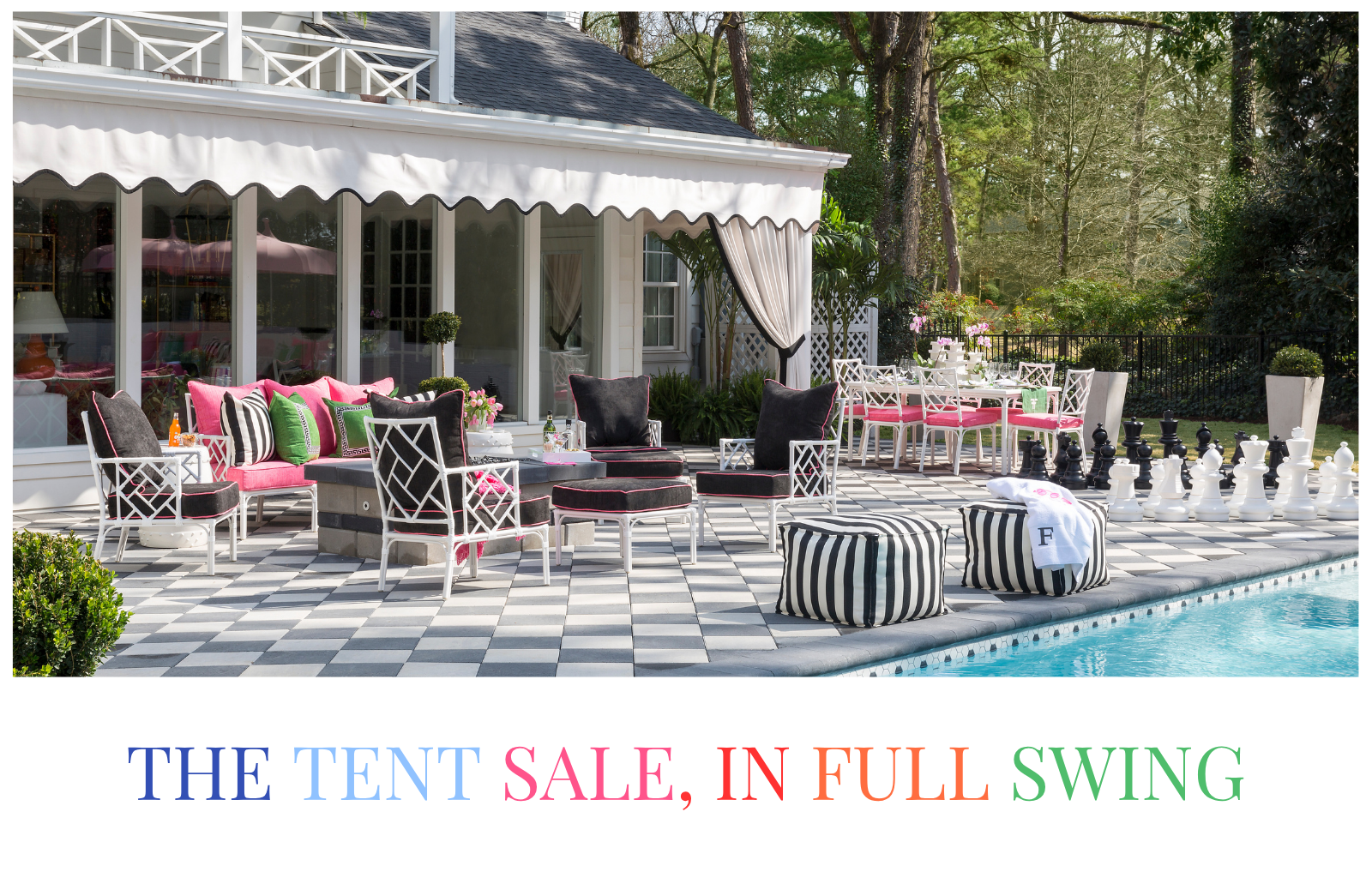 The Tent Sale in Full Swing