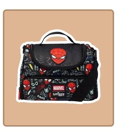 Spider-Man Dual Compartment Lunchbag With Strap