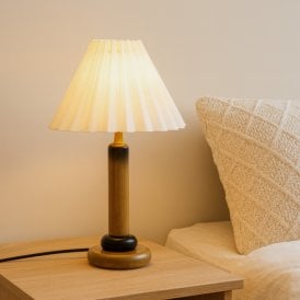 Wisteria Bank Table Lamp - Brown & Black