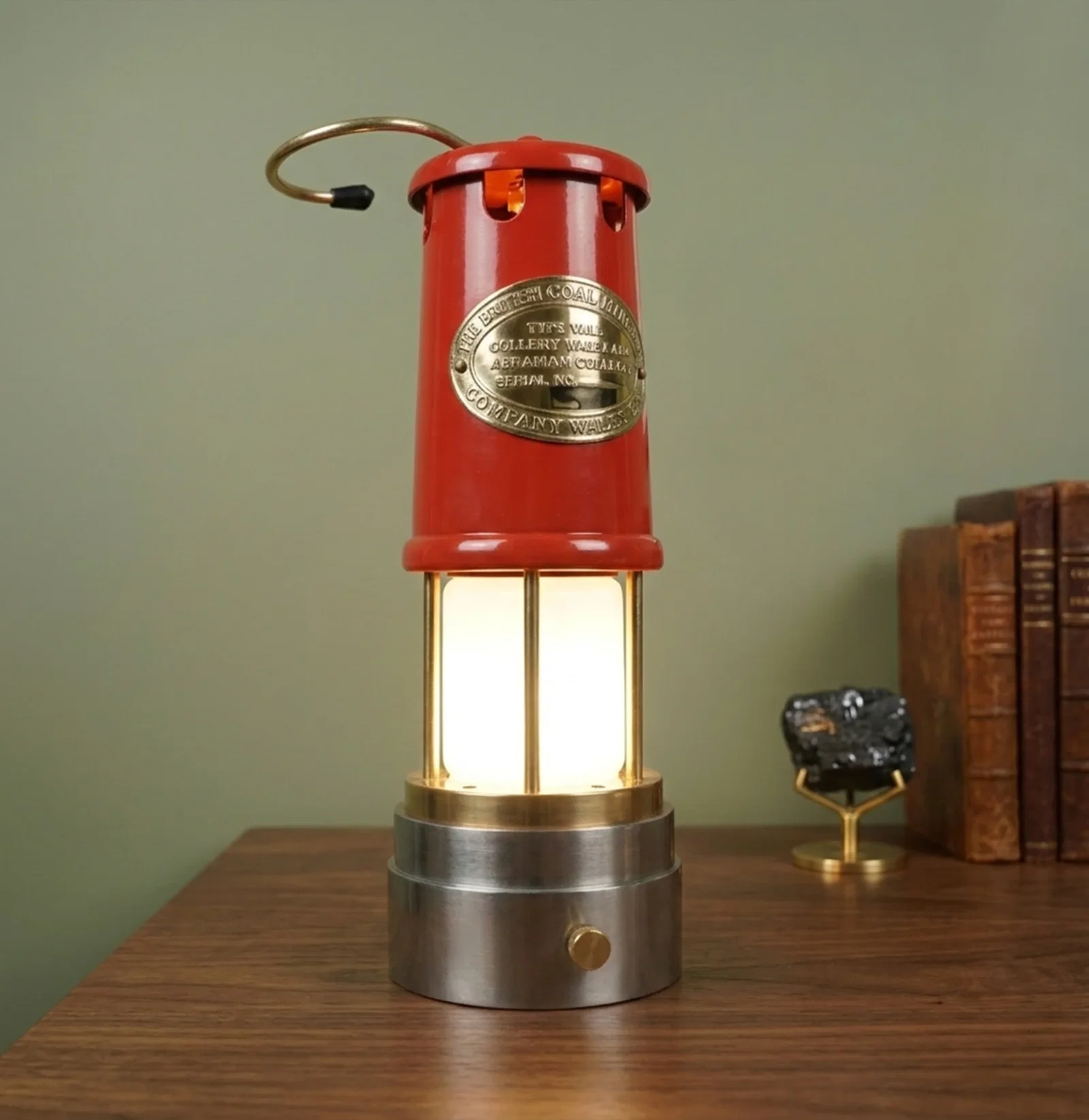 Image of Coal Miner's LED Lamp in Red