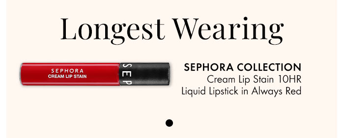 SEPHORA Cream Lip Stain 10HR Liquid Lipstick