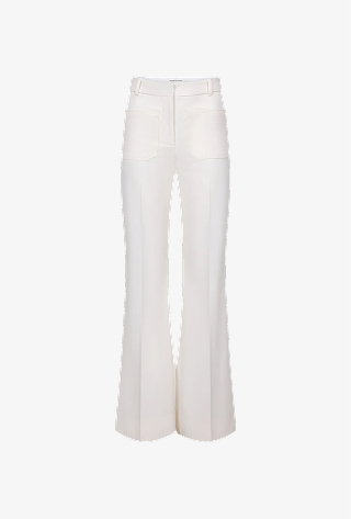Alina Trouser In Ivory