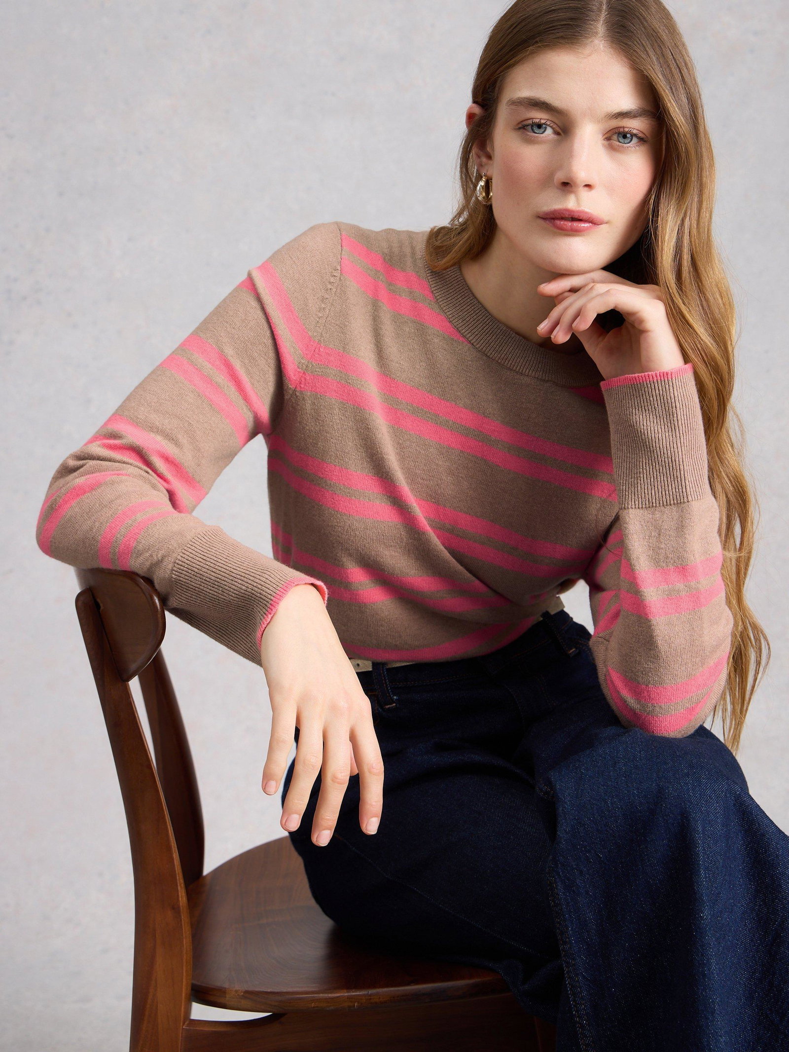 Shop Katie Stripe Jumper