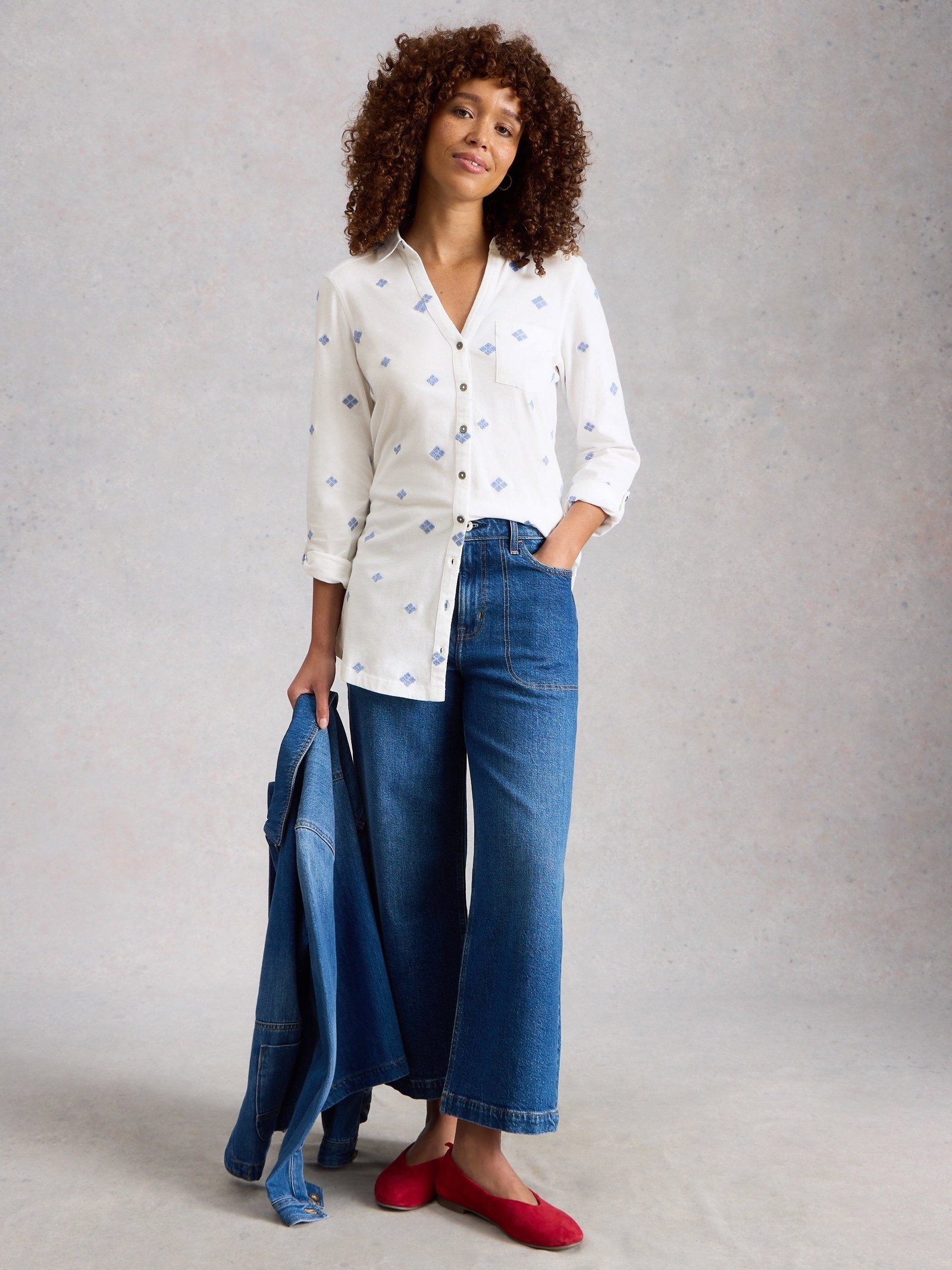Shop Annie Embroidered Longline