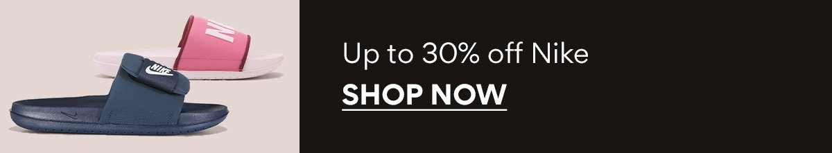 up to 30% off Nike