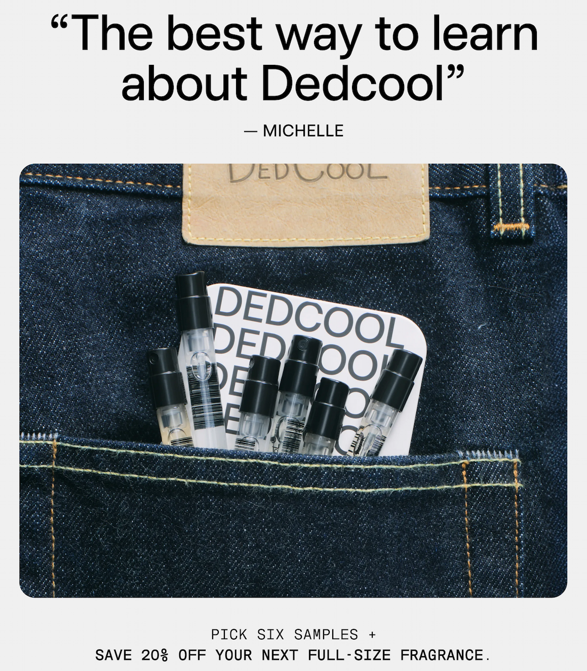 "The best way to learn about Dedcool" - Michelle 