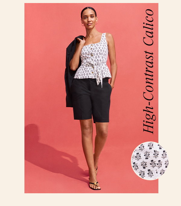 high contrast calico