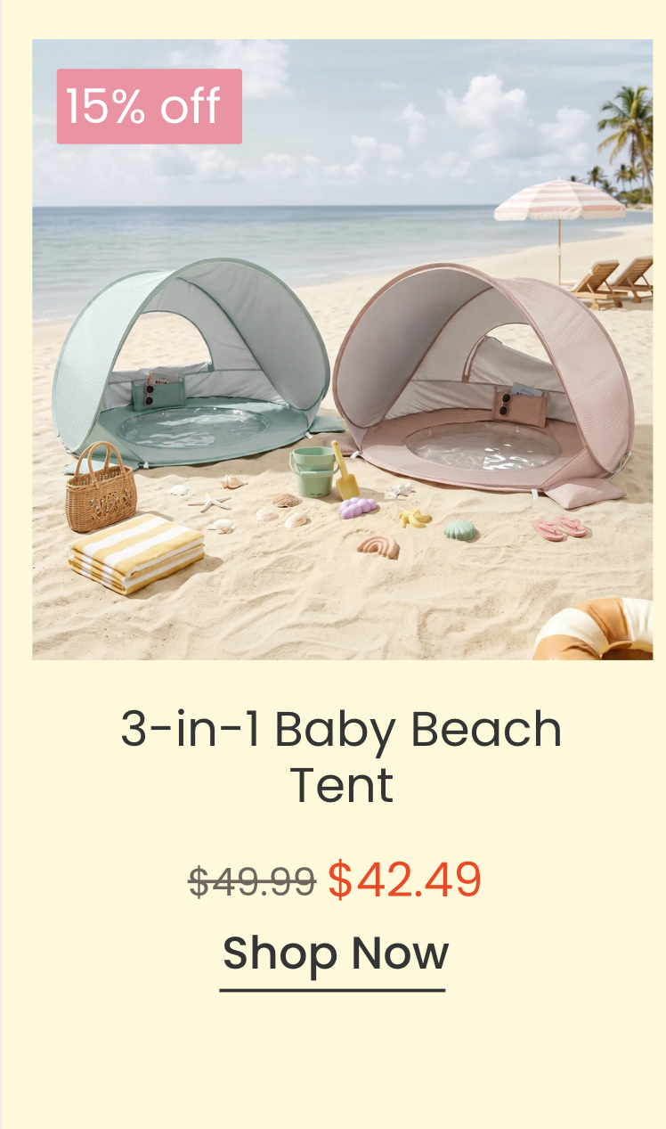 Tiny Land® 3-in-1 Baby Beach Tent