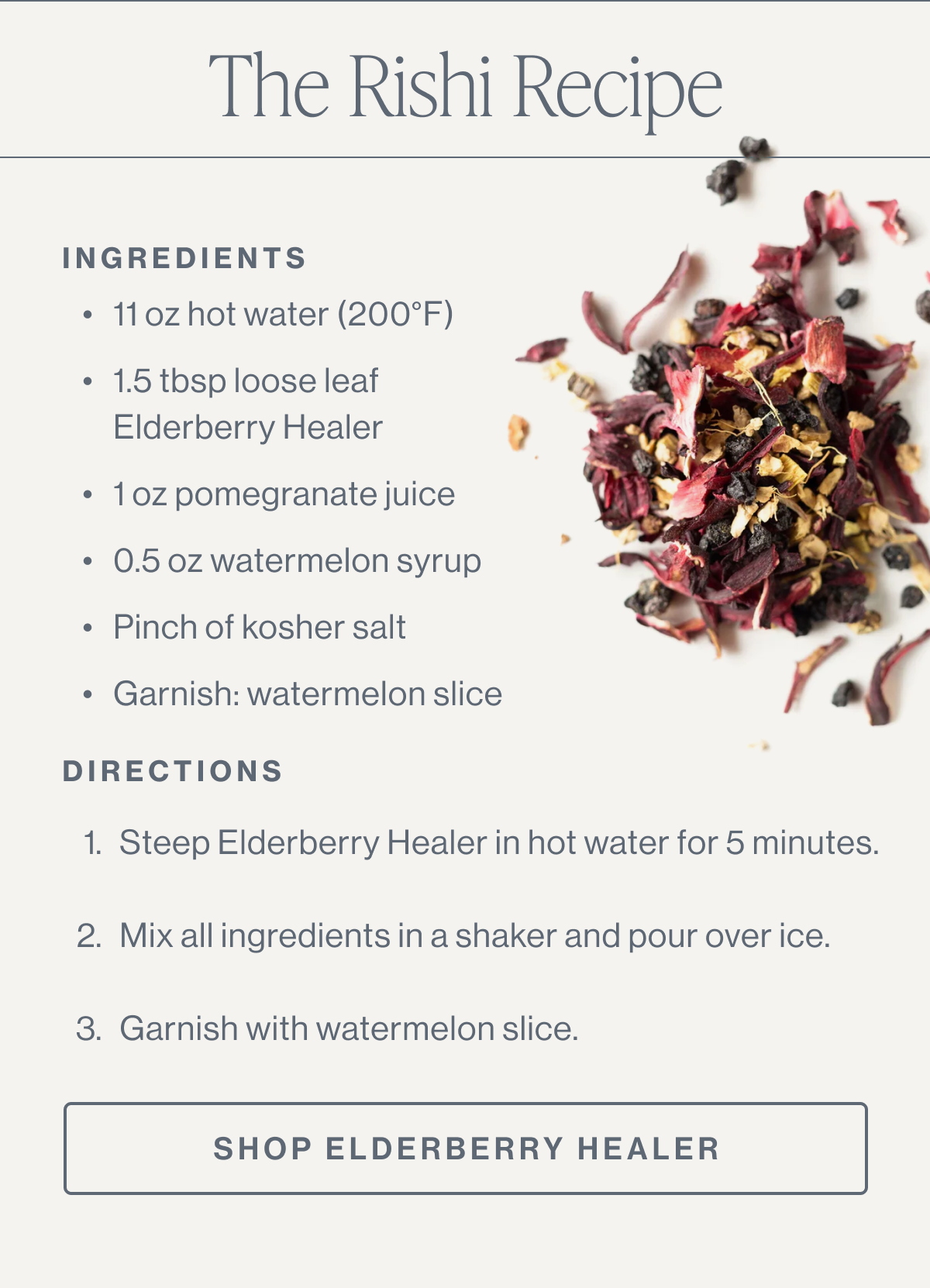 Elderberry Healer