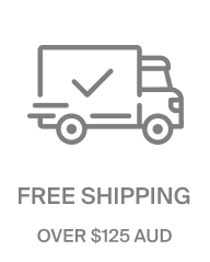FREE SHIPPING OVER $125 AUD