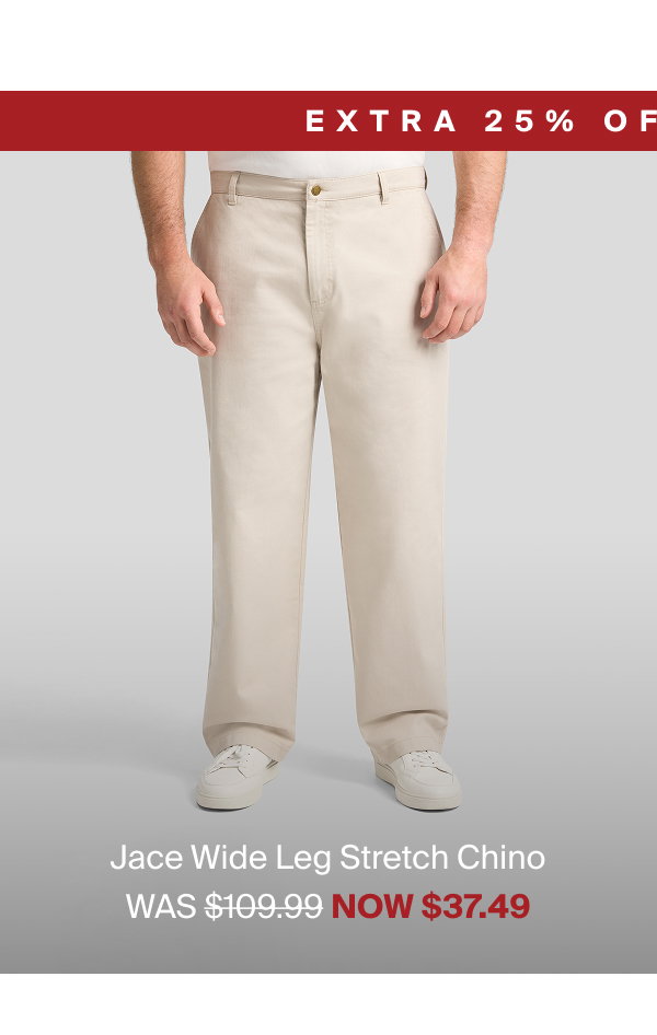 Stone Jace Wide Leg Stretch Chino