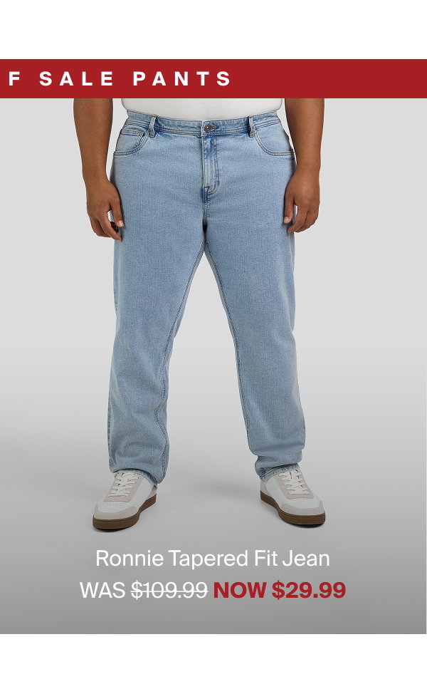 Ice Blue Ronnie Tapered Fit Jean