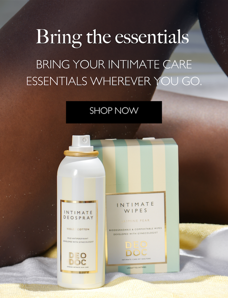 Bring the essentials. Bring your intimate care essentials wherever you go.