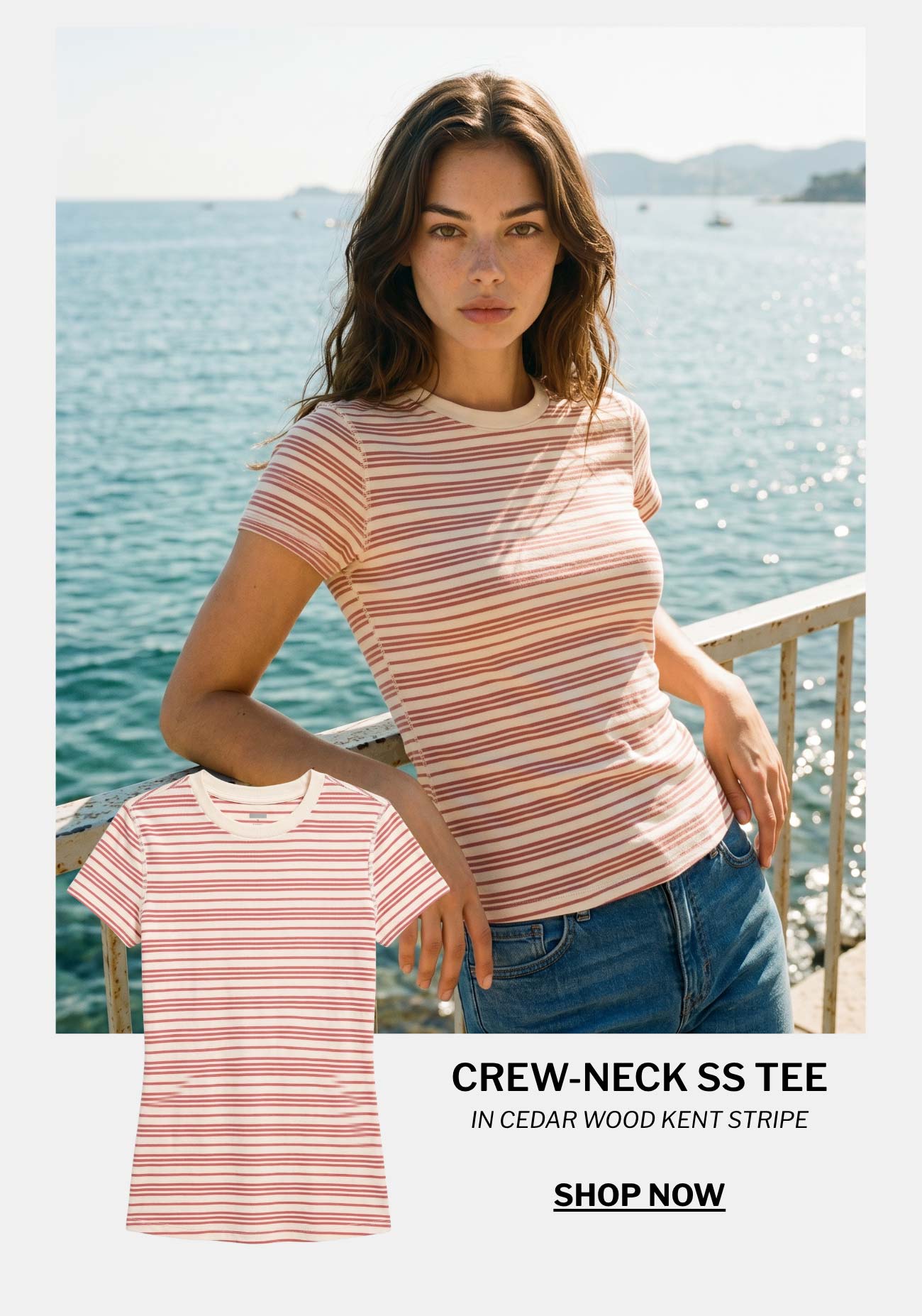 Crew-Neck Short Sleeve Tee