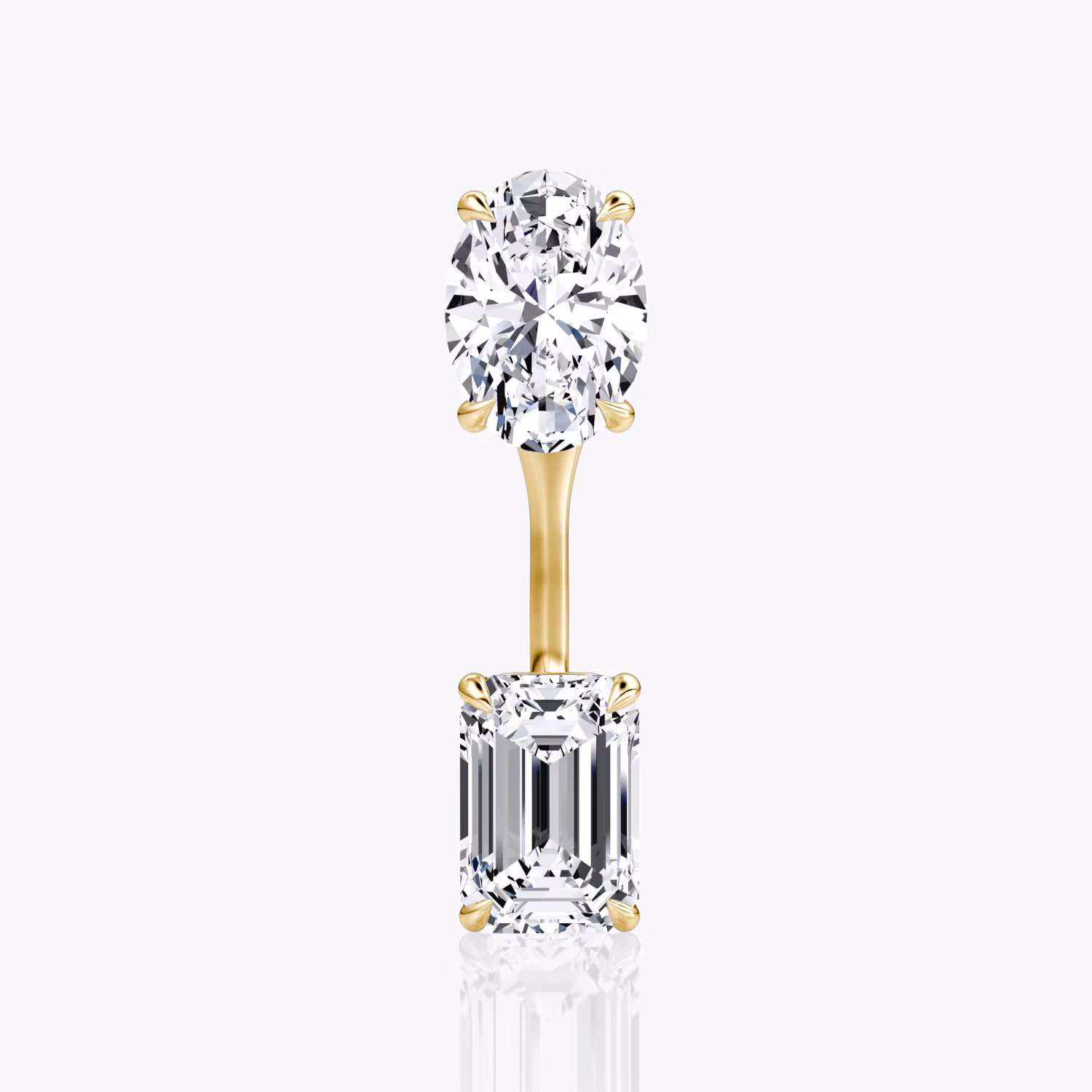 Solitaire Stud & Ear Jacket