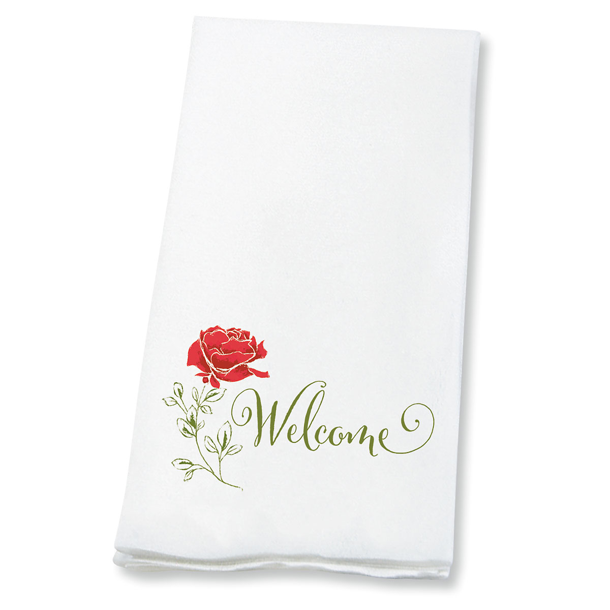 Image of Red Rose Disposable Hand Towels