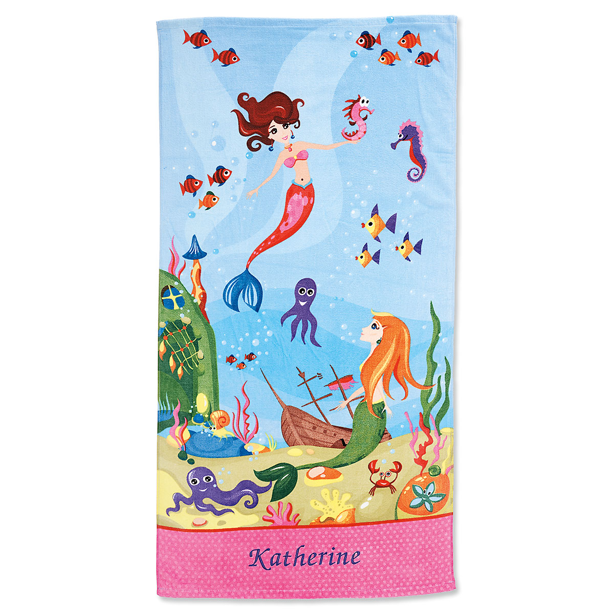 Image of Mermaid Personalized Towel
