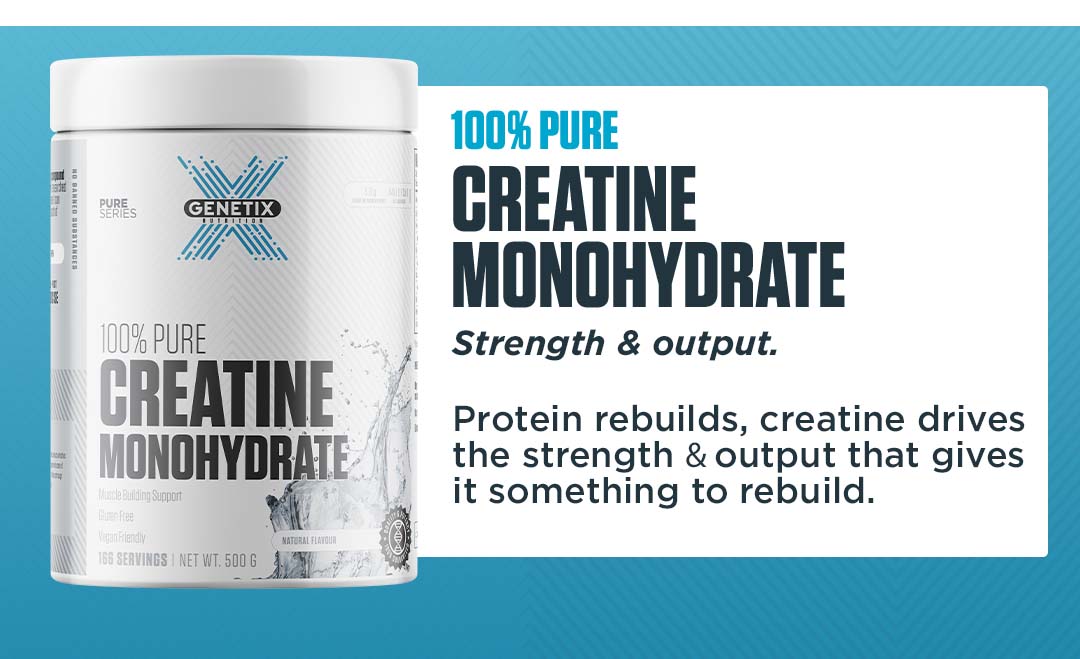 100% Pure Creatine by Genetix Nutrition Essentials