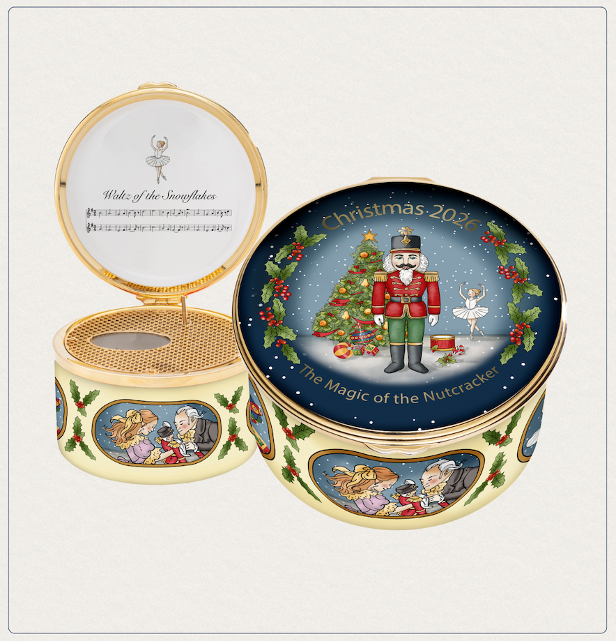 2026 Enamel Musical Christmas Box