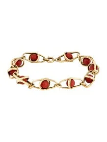 Vintage Coral Bracelet