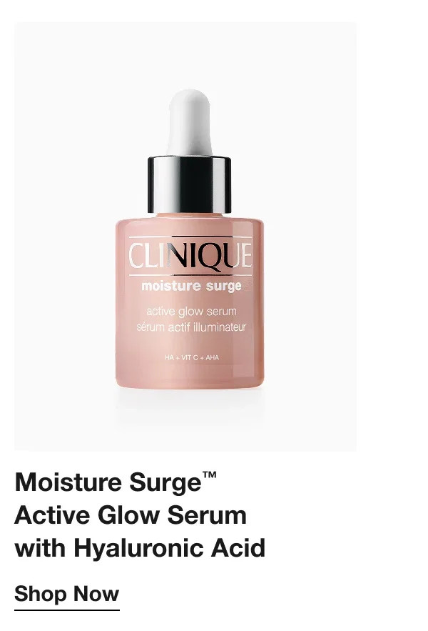 Moisture Surge™ Active Glow Serum with Hyaluronic Acid | Shop Now