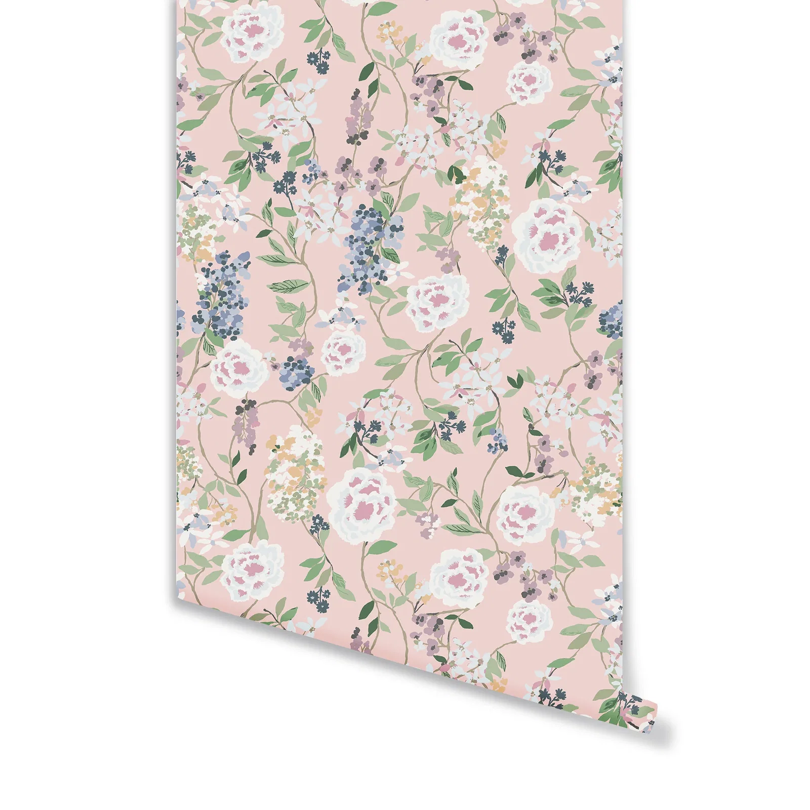 Image of Betty Wallpaper in Crystal Pink