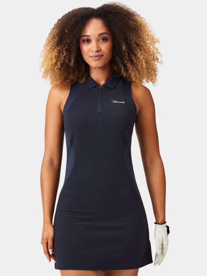 Macade Golf Cora Dark Blue TX Dress Ohne Arm Kleid dunkelblau S