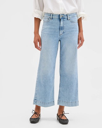 Kelsey wide leg crop jean