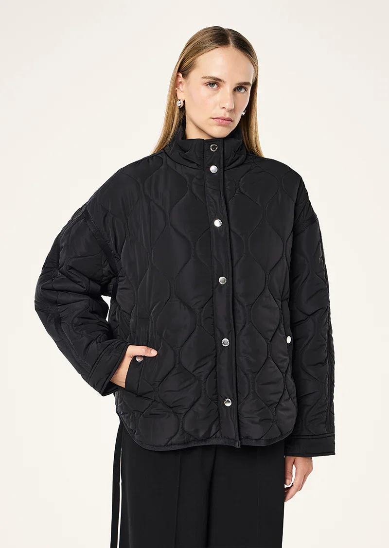 Image of SURGE QUILT JACKET IN BLACK