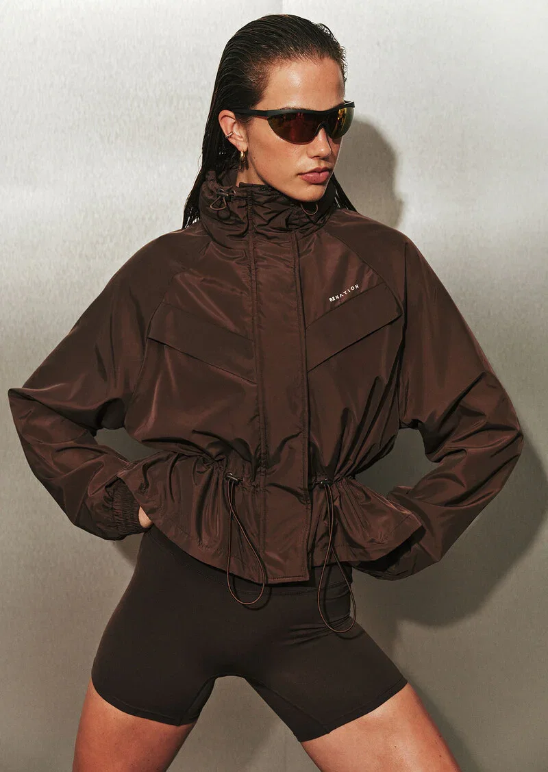 Image of SHELTER JACKET IN COFFEE