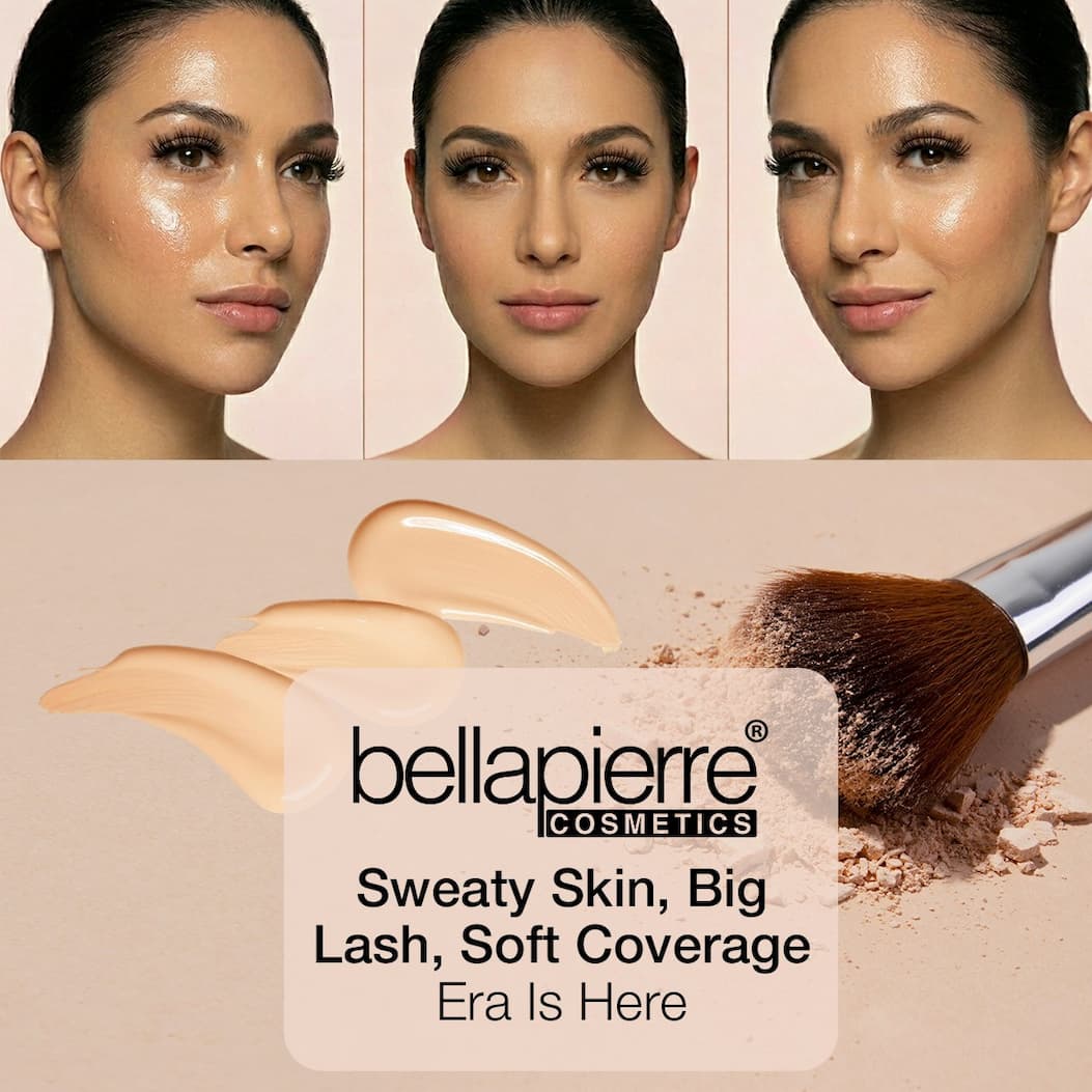 Sweaty Skin, Big Lashes & Soft Coverage