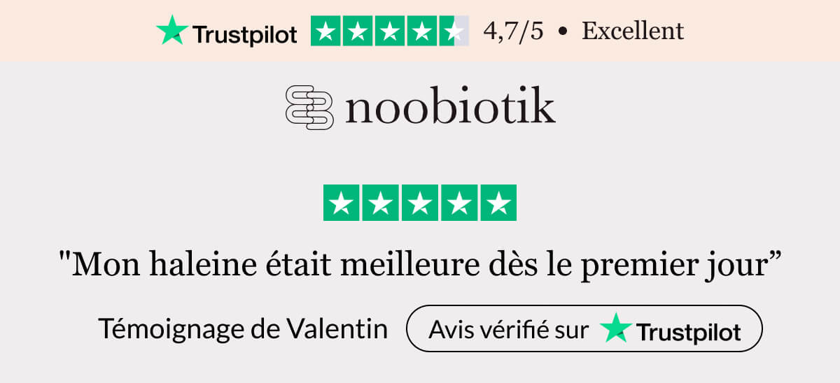 "Mon haleine était meilleure dès le premier jour” Témoignage de Valentin Avis vérifié sur 