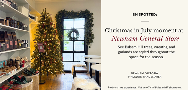Christmas in July moment at Newham General Store