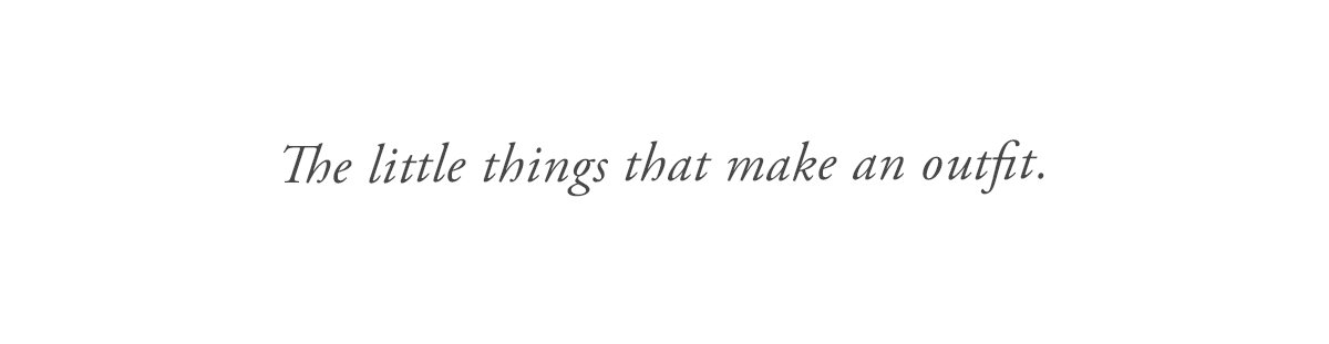 The Little Things