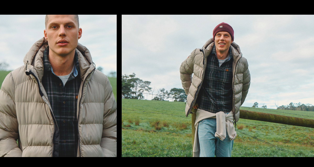 Hooded Sports Puffer Jacket