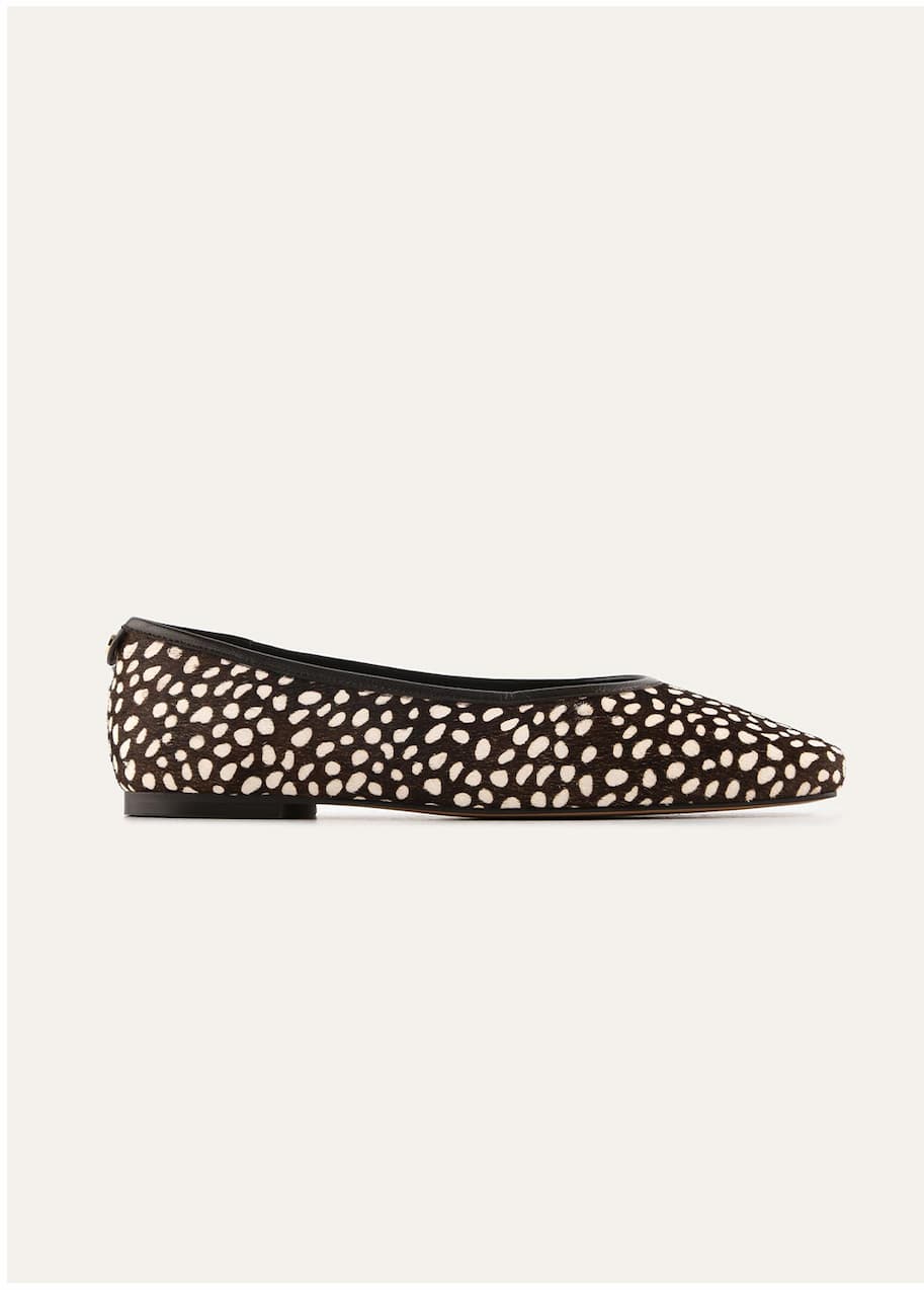 Serena Casual Flats Walnut Spot