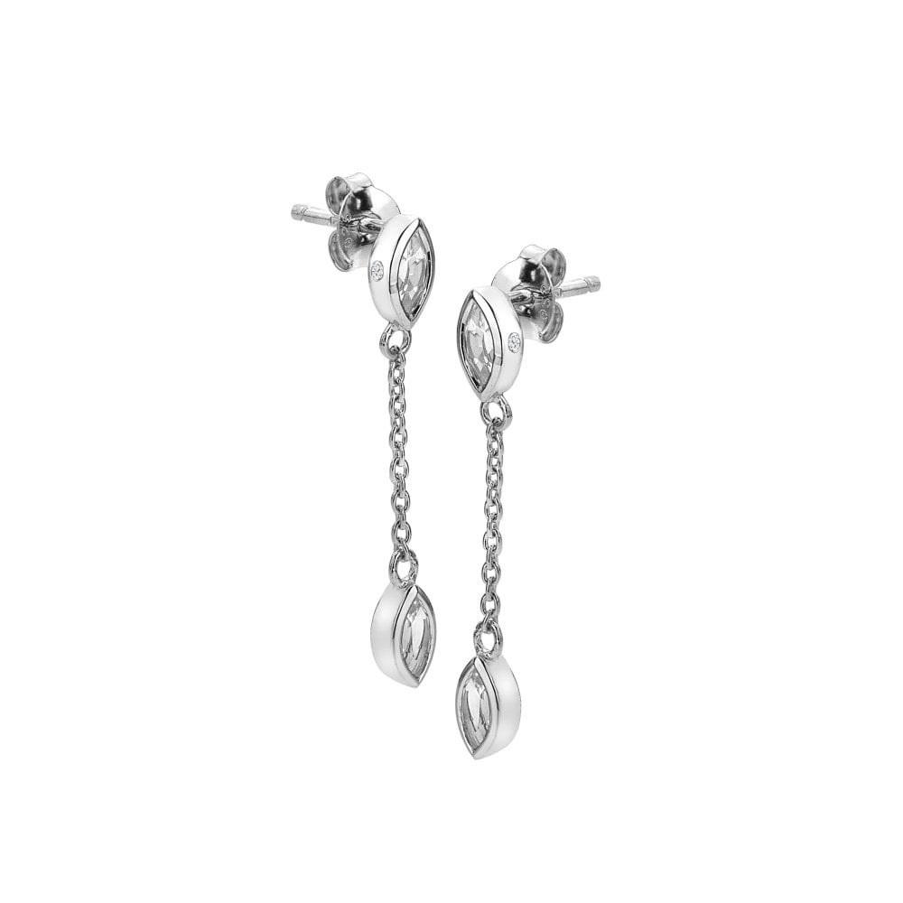 Image of Tender Waterfall Marquise Drop Earrings