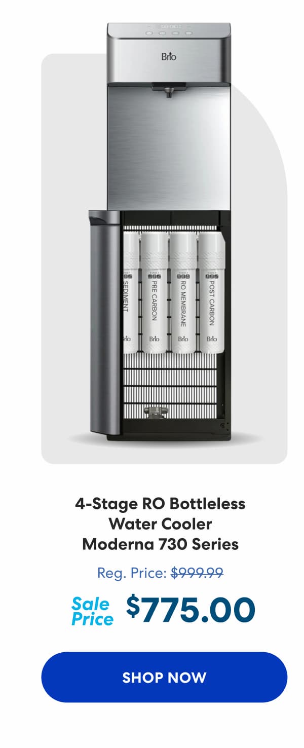 4-Stage Reverse Osmosis Bottleless Water Cooler - Moderna 730 Series